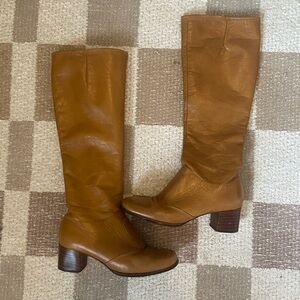 Leather 1970’s heeled boots